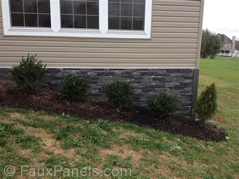 house foundation metal cover|exterior foundation covering.